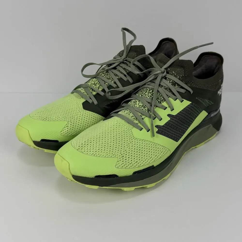 The North Face Men's Flight VECTIV Trail Running Shoes Green/Grey 12 Size
